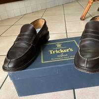 mocassino tricker's testa di moro 7,5 41 e 1/2