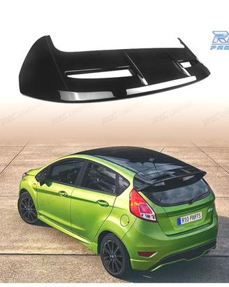 SPOILER FORD FIESTA MK7 08-17 LOOK ST NERO LUCIDO