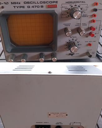 Oscilloscopio Vintage UNAOHM G 470 B (0-10 MHz) – 
