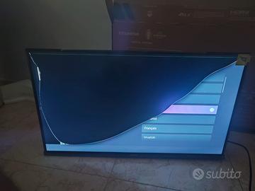 TV Hisense 32 Pollici schermo danneggiato