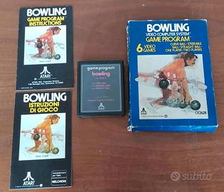 GIOCO per ATARI 2600 1978 BOWLING VIDEO COMPUTER