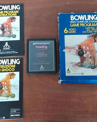 GIOCO per ATARI 2600 1978 BOWLING VIDEO COMPUTER