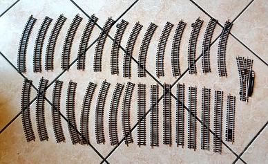 Lima lotto Binari Rotaie H0 vintage