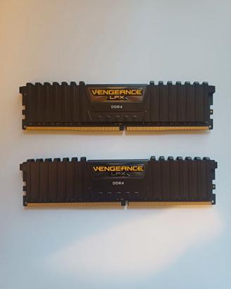 Schede RAM vengeance lpx ddr4 8gb x 2