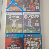Set Giochi PS5 / PS4. FC25 F1 23 etc