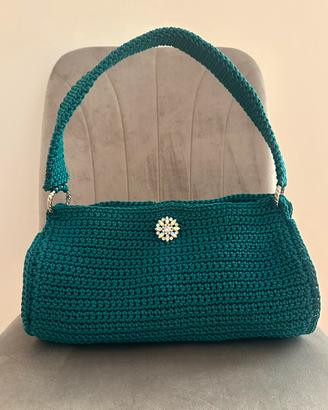 Borsa bauletto uncinetto handmade