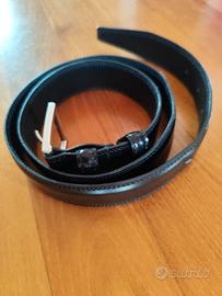 Cintura in pelle nera