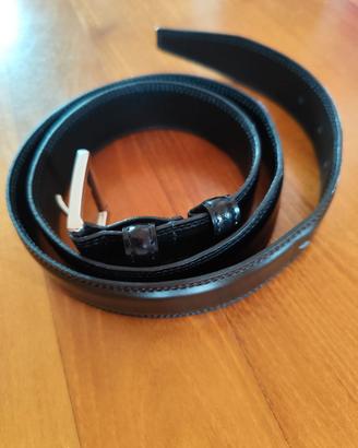 Cintura in pelle nera