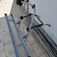 portabici doppio per auto