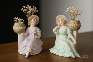 Antiche bouqueteries statuine dame anni 50