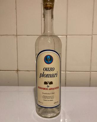 Bottiglia 70cl OUZO Plomari perfetto stato