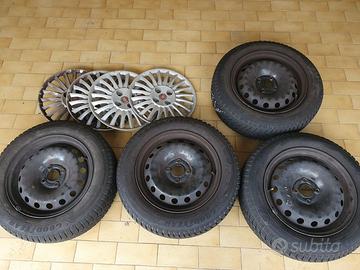Cerchi in ferro da 15" per Fiat Grande Punto