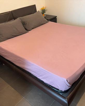 Letto in vero cuoio Bontempi