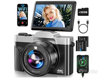 Fotocamera digitale 4K
