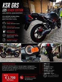 KSR GRS 125 Black Edition – 2018