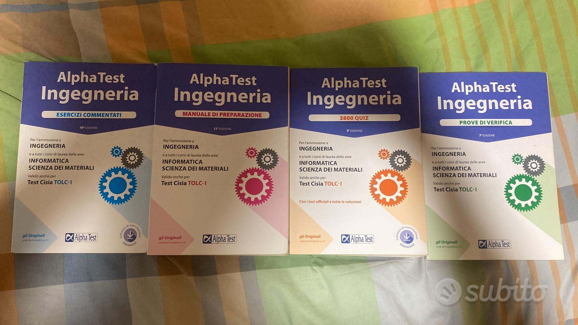 Alpha test ingegneria completo - Libri e Riviste In vendita a Napoli