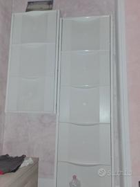 set di due scarpiere