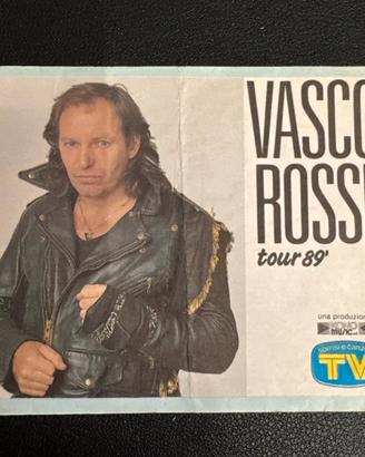 Vasco rossi biglietto concerto 1989
