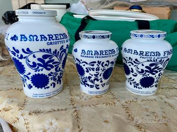 Set 3 vasi Fabbri vintage anni 80 e 90