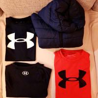 piumino light÷ maglie t shirt under harmour