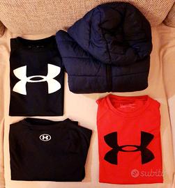 piumino light÷ maglie t shirt under harmour