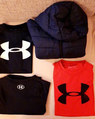 piumino light÷ maglie t shirt under harmour