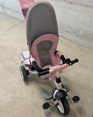 passeggino homcom triciclo Rosa