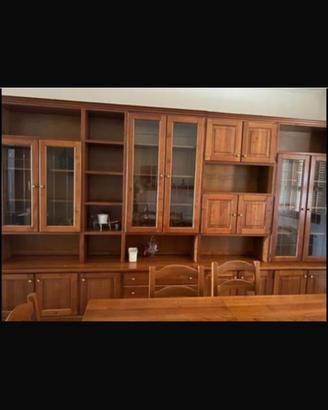 Sala arte povera in noce