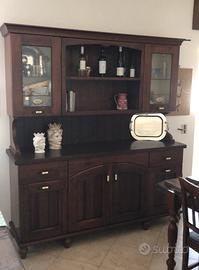 Credenza in massello di noce