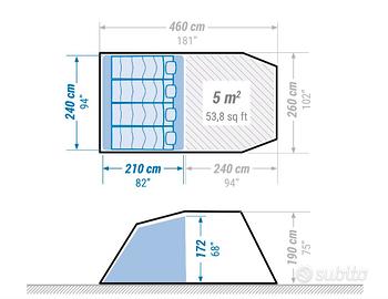 tenda da campeggio 