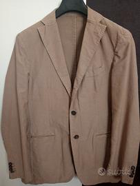 Giacca uomo cotone beige tg 48