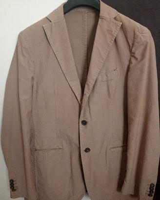 Giacca uomo cotone beige tg 48