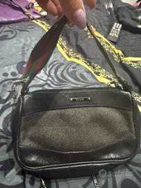 Tracollina Gucci tessuto e pelle