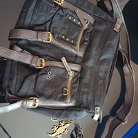 Borsa Zara Nera e borsa Benetton a tracolla