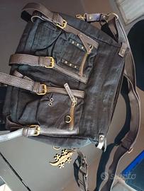 Borsa Zara Nera e borsa Benetton a tracolla