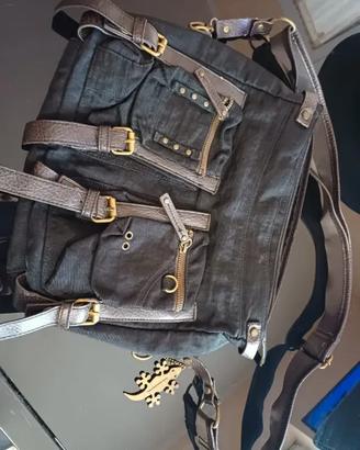 Borsa Zara Nera e borsa Benetton a tracolla