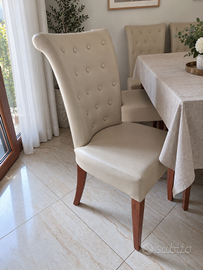 Sedie imbottite sala pranzo