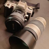 Reflex analogica Minolta Dynax 505si + tele 75-300