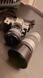 Reflex analogica Minolta Dynax 505si + tele 75-300