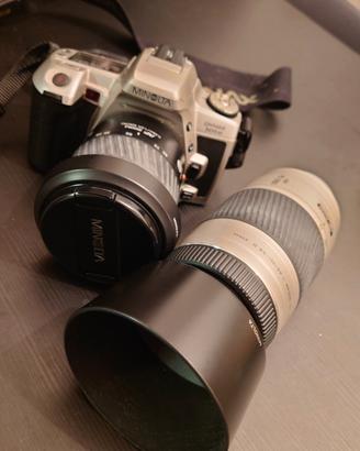 Reflex analogica Minolta Dynax 505si + tele 75-300
