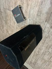 subwoofer e amplificatore