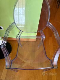 sedie Kartell trasparenti – usate ma in ottime con