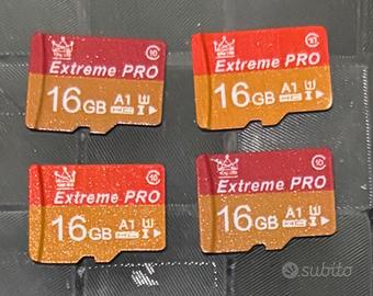 4 schede SD da 16GB