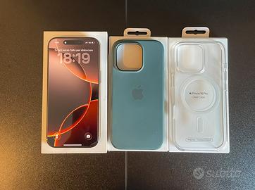 iPhone 16 Pro 128gb Desert Titanium + 2 Cover Orig
