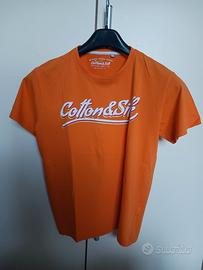 T.Shirt arancio Cotton & Silk tg.L