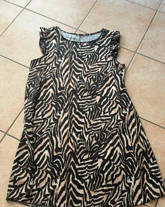 Abito con fantasia animalier
