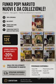 FUNKO POP Naruto - VARI PERSONAGGI