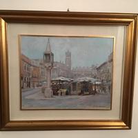 Veduta di piazza Erbe di Gigi Busato