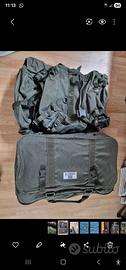 zaino tattico  militare  e sacco a pelo 