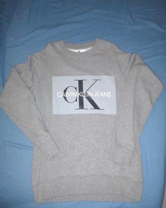 Felpa Calvin Klein Jeans grigia